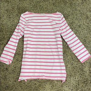 MAKE AN OFFER Gap Pink striped shirt